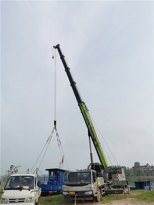 佛冈县桥梁建设吊装案例